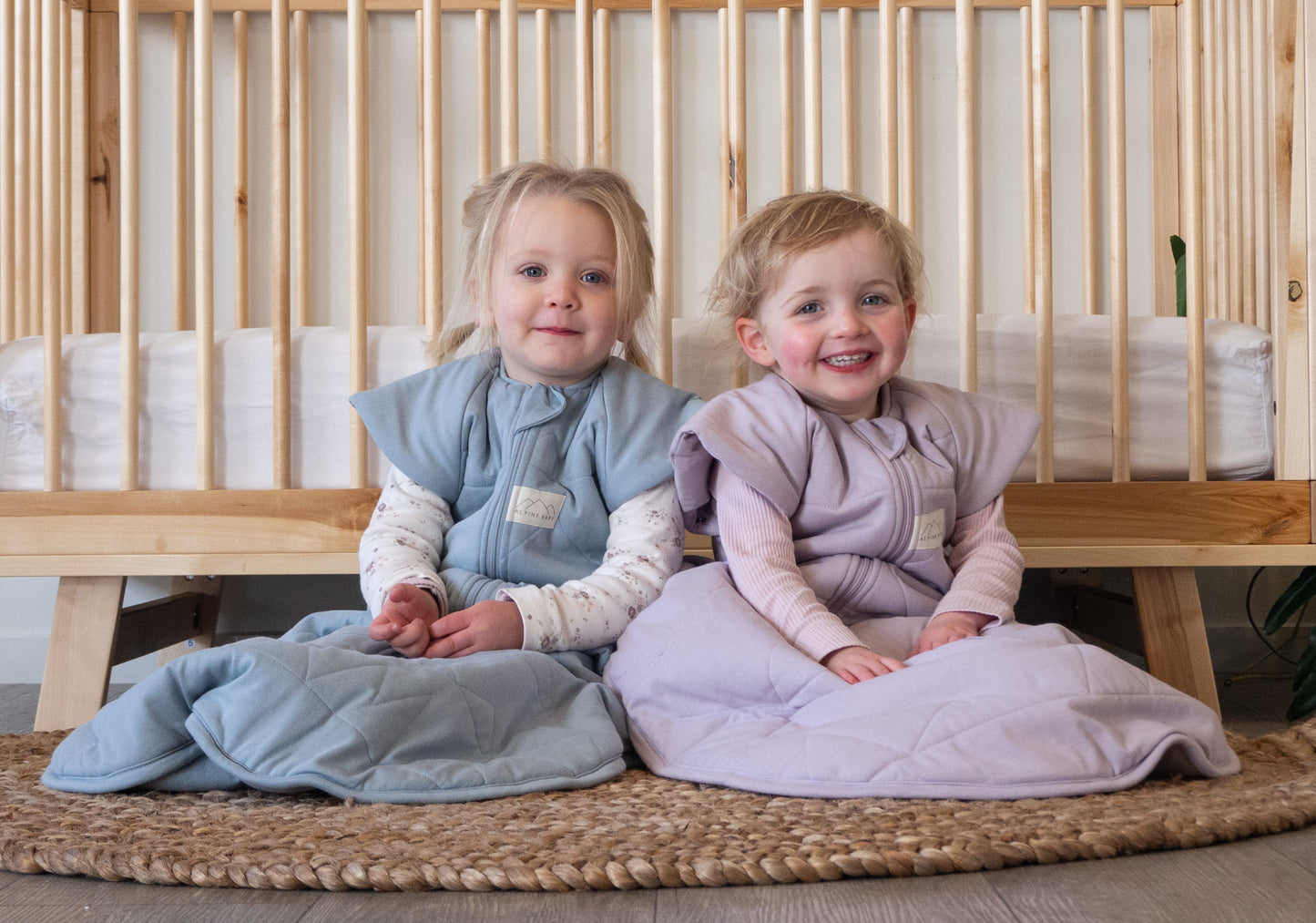 Alpine Baby Sleeping Bags - Sky and Iris - Blue and Violet